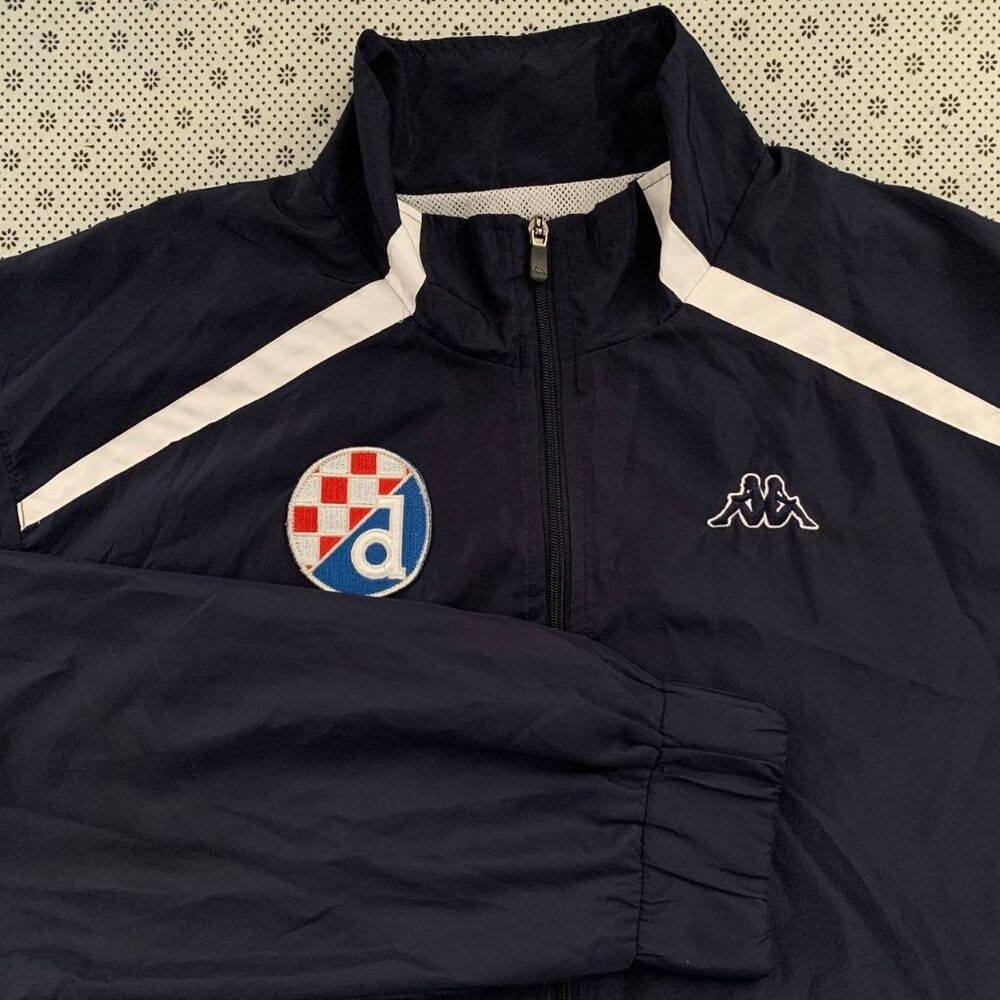 Kappa Dinamo Zagreb FC Track Jacket Navy Blue 3XL Soccer Football Club XXX LARGE